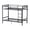 Black-a, variant on Aukfa Twin over Twin Metal Bunk Bed, Convertible Bunk Bed Frame Separates into 2 Twin Beds, Space-Saving, Black