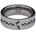 thumbnail image 2 of Dragonfly Tungsten Carbide Ring, 2 of 9