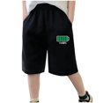 thumbnail image 2 of Spazoro Kids Girls Sport Shorts, Printed Activewear Summer Elastic Waist Comfortable Fit Pants for Child Girls Boys Black Size 11 T, 2 of 3