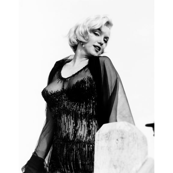 Some Like It Hot Marilyn Monroe (In A Jet-Beaded Dress By Orry-Kelly) 1959 Photo Print (8 x 10)