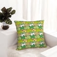 thumbnail image 6 of Pofeuu Cartoon Frog Print Double-sided plush pillowcase Square Throw Pillow Covers Pillows Cover for Living Room Bedroom Sofa Couch Cushion Cover（No pillow core）-24"x24", 6 of 7