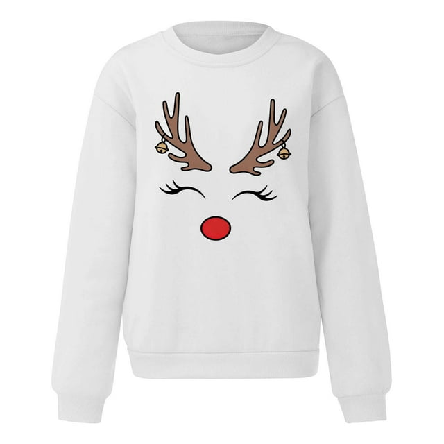 VJATTWR Merry Sweatshirt Men Get it Fast Couple's Matching Crewneck Hoodie Unisex Pattern Print Long Sleeve Top