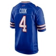 thumbnail image 3 of Men's Nike James Cook Royal Buffalo Bills Game Player Jersey, 3 of 6
