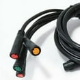 thumbnail image 3 of Quaqdae E-Bike 1T4 E-Bike Extension Cord Cable Waterproof Connector for Electric Bicycle Brake Display Throttle Cycling Part., 3 of 4