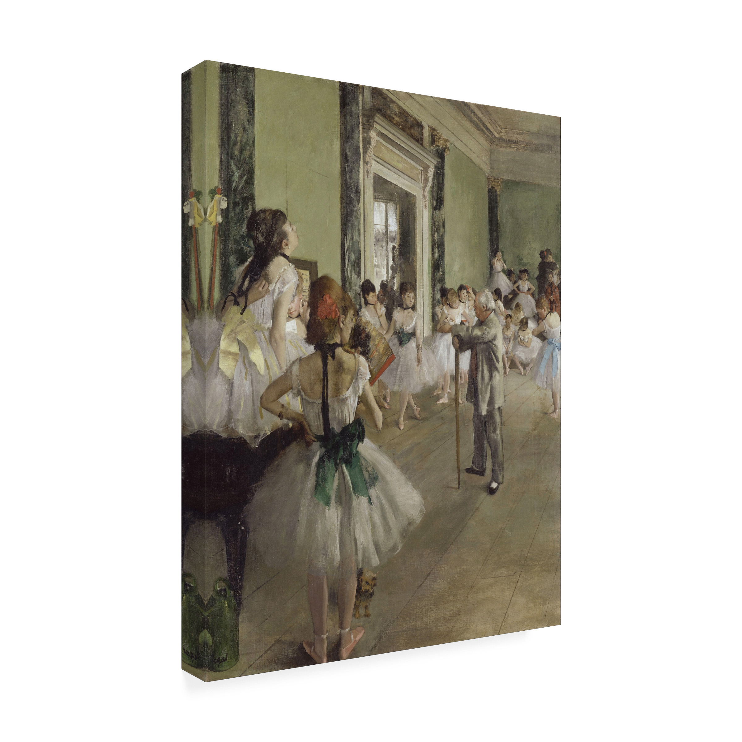 Edgar Degas 'The Ballet Class' Canvas Art