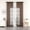 Brown, variant on Kate Aurora 2 Piece Extra Long Lightweight Grommet Top Sheer Voile Window Curtain Panels - Assorted Colors