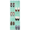 thumbnail image 4 of Organizador de zapatos sencillo para el hogar con 24 bolsillos sobre la puerta, 4 of 6
