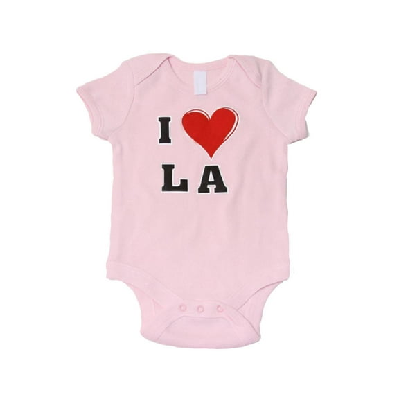 Cute Pink I Heart LA Bodysuit One Piece, 24M