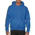 thumbnail image 1 of Gildan Mens Heavy Blend Hooded Sweatshirt, M, Royal, 1 of 2