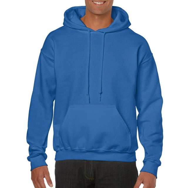Gildan Mens Heavy Blend Hooded Sweatshirt, M, Royal