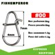 thumbnail image 1 of 30, 50 o 100 Uds., broches de pesca de acero inoxidable, Clips de bloqueo rápido, accesorios de conector de seguridad, aparejos para señuelos, ganchos, Clips Tan Jianjun unisex, 1 of 2