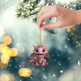 thumbnail image 4 of 2D Adorable Flying Dragon Baby Christmas Ornament - Acrylic Material, Unique Design, and Festive Decor, 4 of 6
