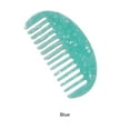 thumbnail image 2 of Wide Tooth Comb Detangling Comb, Pocket Comb and Travel Comb Wide Tooth Combs for Women for Thick Hair, Hair Detangler Comb For Wet and Dry Everyday Care. Handmade, Saw-Cut, and Polished Blue, 2 of 8