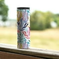 thumbnail image 6 of Highland Home "Coral Coast" 17 oz. Double Wall Stainless Steel Tumbler w/Lid, 6 of 6