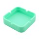 thumbnail image 5 of Cenicero cuadrado de silicona resistente al calor. Menta verde, 5 of 7
