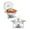 Glass Lid-Silver, variant on Pack Chafing Dishes for Buffet, 5 QT Round Buffet Servers and Food Warmer Set with Lid, Stainless Steel Chafers for Catering Parties Wedding Banquet, Silver
