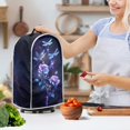 thumbnail image 3 of HELLHERO Top Handle Kitchen Blender Dust Covers with Colorful Dragonfly Rose Design & Multifunctional 15.94"H x 9.45"L x 7.28"W, 3 of 6
