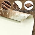thumbnail image 6 of Easycozy Faux Cowhide Large Cow Print 4.6 x 5.2 Feet Thickened Elastic Rug for Bedroom, Living Room, Home Office, Western Decor, 6 of 7