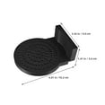 thumbnail image 2 of ELAYARD Black Coffee Drip Tray Mat for Small Coffee Makers, Countertop Protector, Easy to Clean, Non- Design, 2 of 8