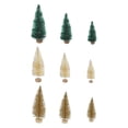 thumbnail image 4 of 9x de Navidad artificial Strade Fareast Limited Cepillo de botella Árboles DIY Sisal Nieve 10,5 cm 8,5 cm 7 cm, 4 of 8
