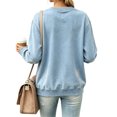 thumbnail image 5 of Yungyresw 9 11 Never Forget Graphic Crewneck Sweatshirt Women Casual Loose Long Sleeve Vintage Letter Print Pullover Fall Streetwear Top, 5 of 5