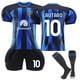 thumbnail image 1 of 2023-2024 Internazionale Milano Home Kids Football Shirt No. 10 Lautaro 20, 1 of 5