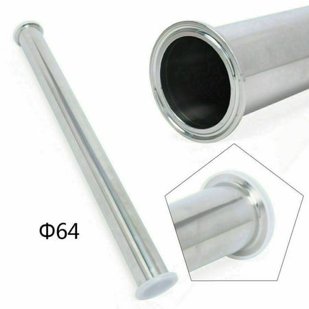 

2 Tri Clamp 51mm Pipe Sanitary Spool Tube for Dairy Beer Beverage Industry Stainless Steel