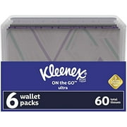 Kleenex Everyday Tissues Wallet - 6 10-Count Packs