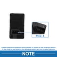 thumbnail image 4 of Interruptor de ventana eléctrica Unique Bargains para BMW 528i 535i XDrive M5 No.61319113771 Interruptor de control de ventana ABS negro lado trasero izquierdo y derecho, 4 of 7