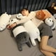 thumbnail image 4 of Oso de peluche kawaii The Bare Bears, oso polar, muñeco de peluche, panda, decoración de habitación, cojín de noche, animal encantador, regalos para niños, 4 of 5