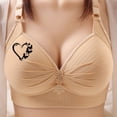 thumbnail image 2 of Women's Printed Plus Size Daily Bra Underwear Without Underwire, 2 of 8