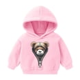 thumbnail image 1 of Sudadera con capucha para bebé, niño y niña, sudadera informal con estampado para bebé, regalo para niña, blusa, 1 of 5