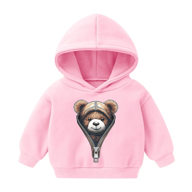 Sudadera con capucha para bebé, niño y niña, sudadera informal con estampado para bebé, regalo para niña, blusa
