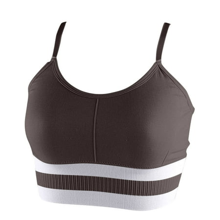 Xiaoxatg Fashion Bra Women Sexy Sports Bra Tops For Top Fitness Yoga Female Pad Sportswear Vest Tank Tops Sport Push Up Bralette Blouse Top Sports Bra Bulk