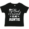 thumbnail image 3 of Inktastic My Best Friend is My Auntie with Hearts Boys or Girls Toddler T-Shirt, 3 of 5
