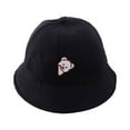 thumbnail image 1 of Hat Bear Pattern Sun Protection Cotton Breathable Baby Girls Bucket Cap for Baby, 1 of 8