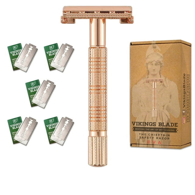 Maquinilla de afeitar Vikings Blade Eva para mujer + 5 cuchillas