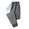 thumbnail image 1 of aidice Men's Plus Size Trackpants Drawstring Elastic Waist Loose Casual Fall Athletic Joggers Pant with Zipper Pockets, 1 of 5