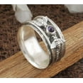 thumbnail image 3 of K-KED Simple Carving 925 Silver Rings Wedding Party Ring Delicate Jewelry for Women Size 6-11-10-Silver, 3 of 6