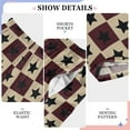 thumbnail image 6 of FORMRS Kids Pajama Pants with Pockets Size 13-14Y Boys Lounge Sleep Bottoms, Checkered Stars Pattern, 6 of 8