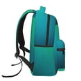 thumbnail image 3 of Disketp Green Turquoise Teal Backpack for Men and Women - Lightweight Backpack Classical with Multi-pockets Casual Daypack for College Workplace Travel, 3 of 5