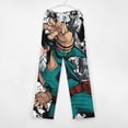 thumbnail image 6 of My Hero Academia Pajamas Pants 3D Printing Wide Leg PJ Pant Loungewear Casual Comfy Sleepwear Lounge Pants for Men Women5XL, 6 of 9