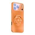 thumbnail image 4 of Dteck For iPhone 17 Pro Back Cover with Magnetic Rotate Kickstand, Shock-Absorbent PC+TPU Slim Lightweight Non-Slip Basic Protective Case, Orange, 4 of 8