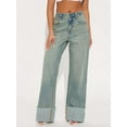 thumbnail image 4 of High-Waisted Wide Leg Vintage Jeans (S, Blue), 4 of 6