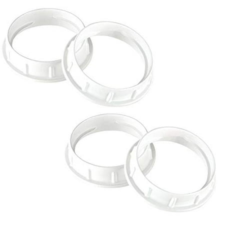 Dysmio Light Socket Shade Rings,Aluminum Threaded Socket Ring for ...
