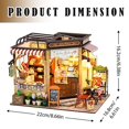 thumbnail image 3 of Surprise FunBakery Handmade 3D Building ModelDIY House Kits Wooden Garden Houses With Furniture And LED Lights Creative Toy House Kits Adult Model Building Kits Children1 mold, 3 of 7