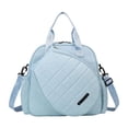 thumbnail image 2 of Bolsa de tenis grande, portátil, para raquetas, para jugadores, fitness, bolso de hombro Azul, 2 of 8