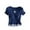 #109-Navy, variant on Womens Summer Top Lightweight Breathable Built-in Bra Two-Layer Layering Casual Homewear