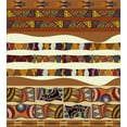 thumbnail image 3 of Tribal Duvet Cover Set, Traditional Folk with Cultural Featured Trippy Boho Abstract Design, Decorative 3 Piece Bedding Set with 2 Pillow Shams, King Size, Brown, by Ambesonne, 3 of 3