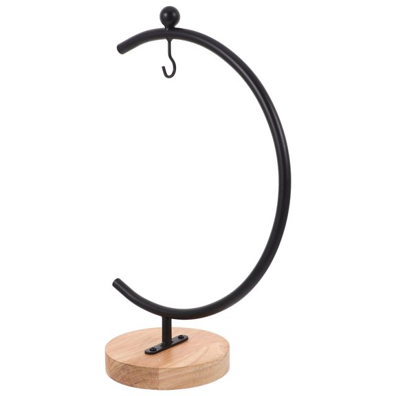 PBPBOX Flower Display Stand Display Stand Black Wood 1Set Wall Mountable